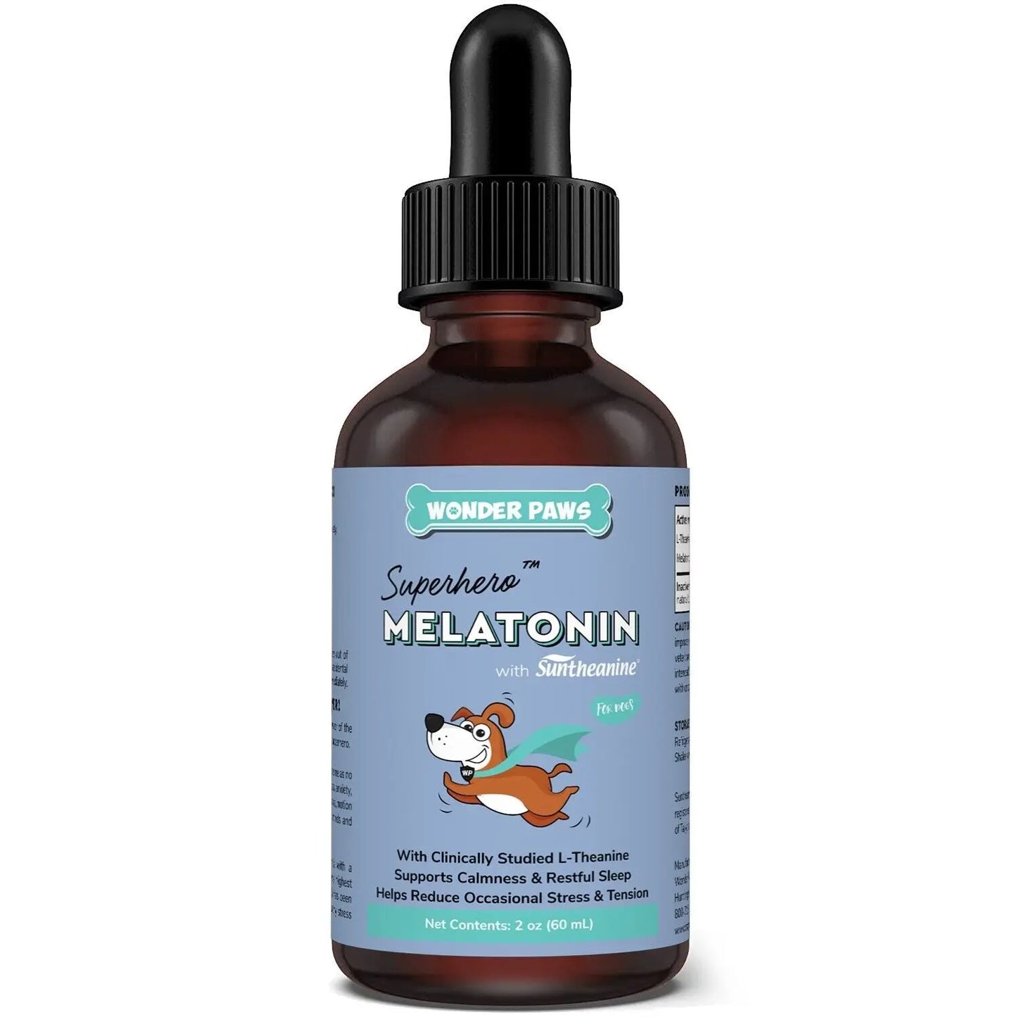 Wonder Paws Melatonin for Dogs – Pet Melatonin with L-Theanine (Suntheanine®)