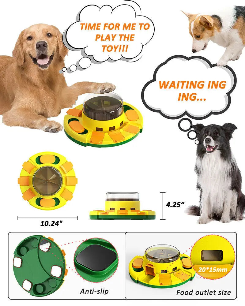 Dogs Puzzle Toy Enrichment Pet Slow Feeder Dispenser for Food and Treat US