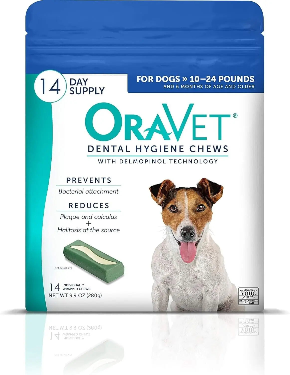 Oravet Dental Hygiene Chews for Small Dogs 10-24 Lbs Dental Chews for Dogs