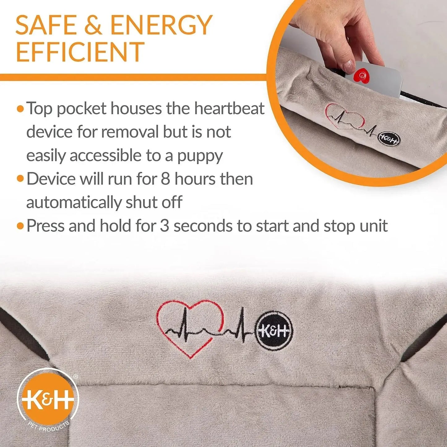 Mother’S Heartbeat Puppy Crate Pad for Dogs - Snuggle Sleep Aid for Puppies