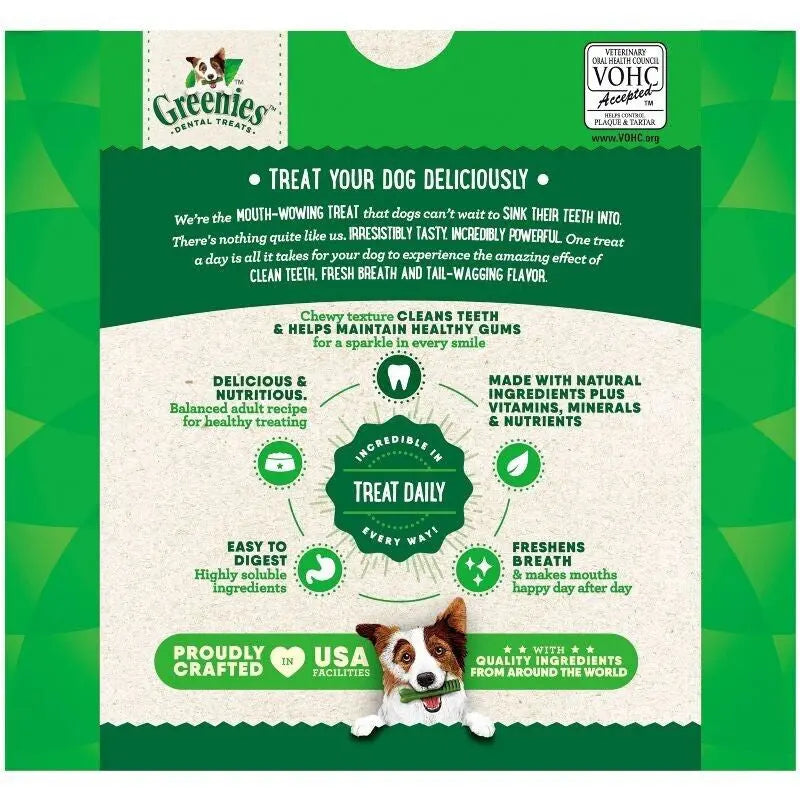 GREENIES Original TEENIE Natural Dental Dog Treats (4 Pack) 130 Each Box