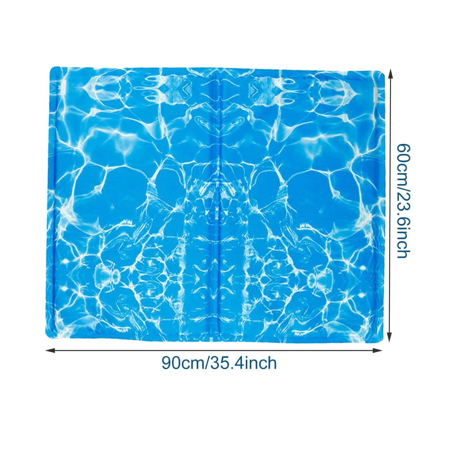 Pet Dog Cooling Mat Pressure Activated Gel Self-Cooling Bed Summer Sleeping Pad