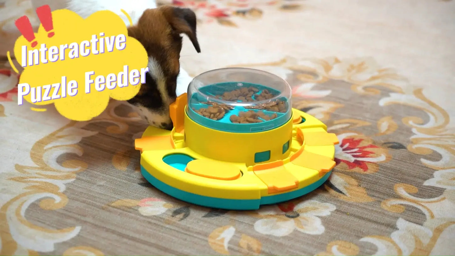 Dogs Puzzle Toy Enrichment Pet Slow Feeder Dispenser for Food and Treat US