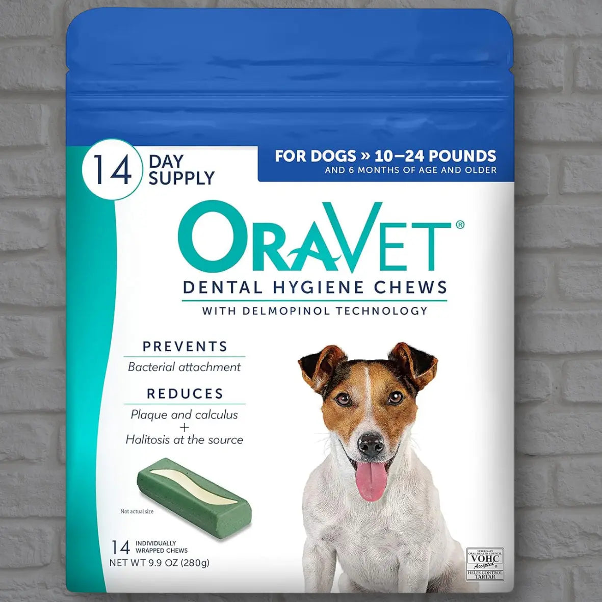 Oravet Dental Hygiene Chews for Small Dogs 10-24 Lbs Dental Chews for Dogs