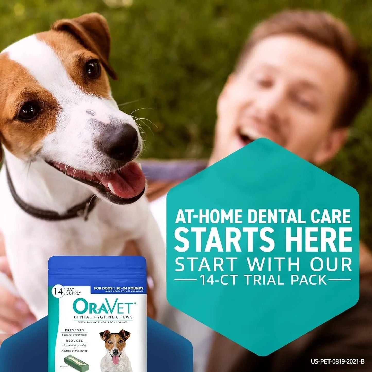 Oravet Dental Hygiene Chews for Small Dogs 10-24 Lbs Dental Chews for Dogs