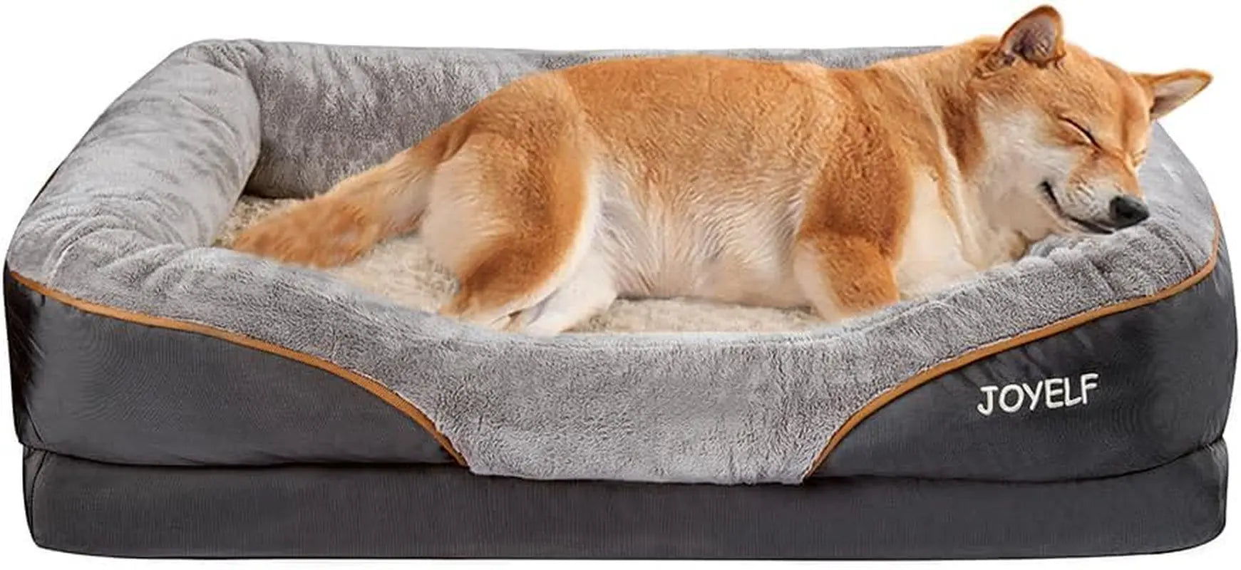 Large Memory Foam Dog Bed, Orthopedic Dog Bed & Sofa with Removable Washable Cov