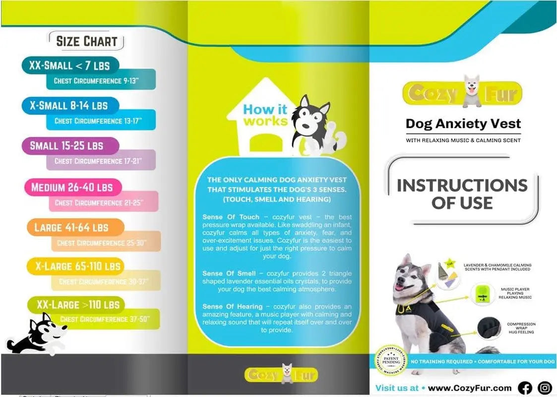 3-In-1 Anxiety Vest Music & Aromatherapy Dog Coat Relaxing Sound & Essential Oil Scent Canine Stress Relief Fireworks Thunder Separation Shirt Jacket Thunderstorm (Large [41-64 Lbs], Pink)